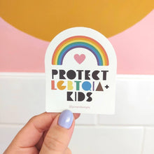 Load image into Gallery viewer, Protect LGBTQIA+ Kids Sticker