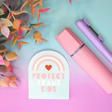 Load image into Gallery viewer, Protect Trans Kids Sticker