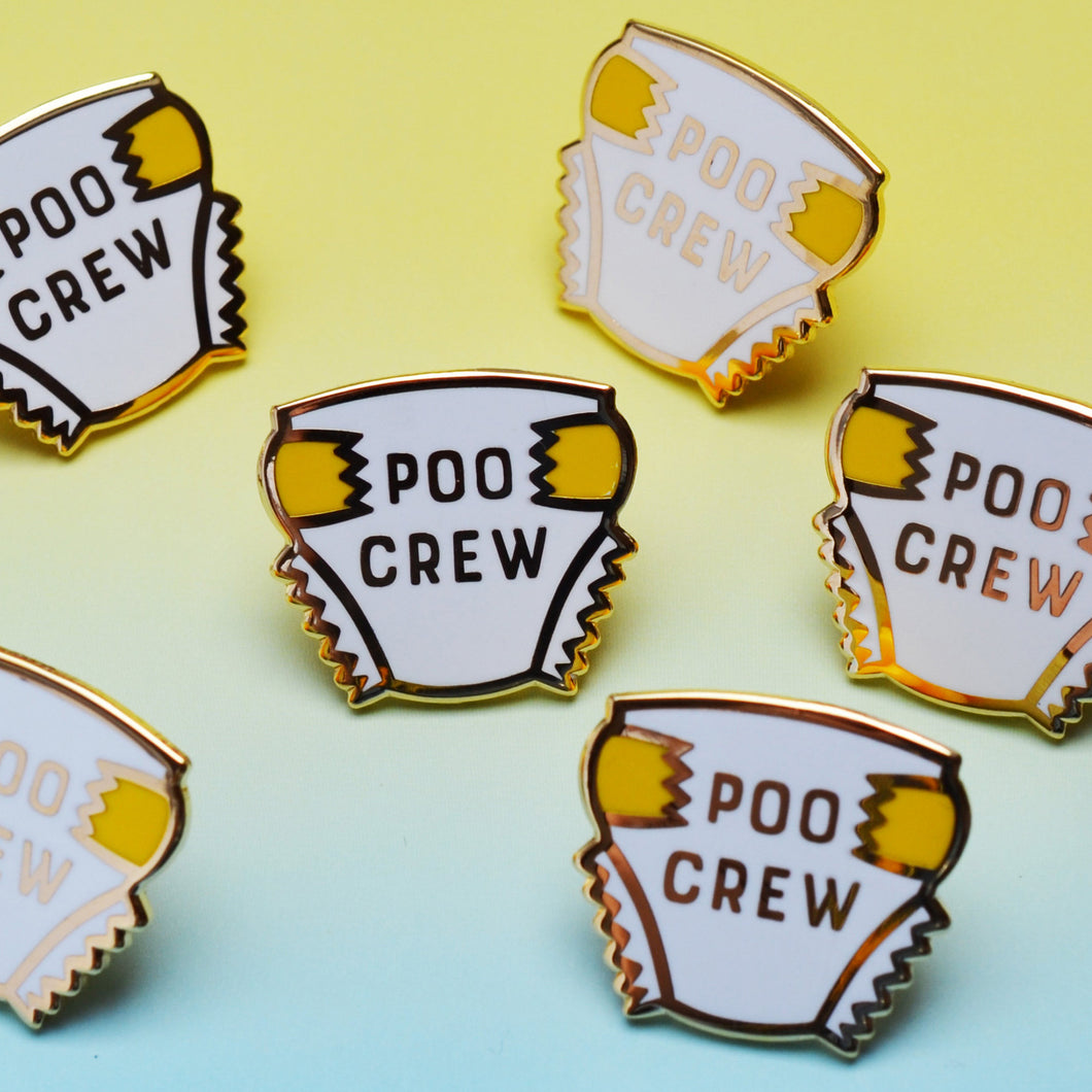 Poo Crew Enamel Pin