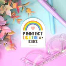 Load image into Gallery viewer, Protect LGBTQIA+ Kids Sticker
